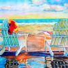 Aesthetic Beach Chairs Paint by numbers