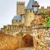 Aesthetic Carcassonne France Paint by numbers