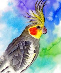 Aesthetic Cockatiel Paint by numbers