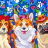 Aesthetic Cute Puppies Paint by numbers