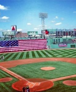 Aesthetic Fenway Park paint by numbers