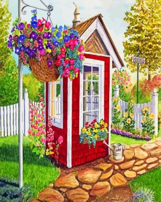 Aesthetic Garden Paint by numbers