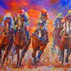 Aesthetic Horse Race paint by numbers