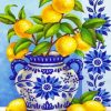 Aesthetic Lemon Plant Paint by numbers