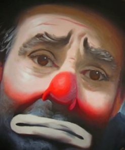 Aesthetic Sad Clown Paint by numbers