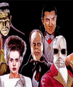 Aesthetic Universal Monsters Paint by numbers