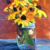 Black Eyed Susan Paint by numbers