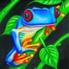 Blue Frog Paint by numbers