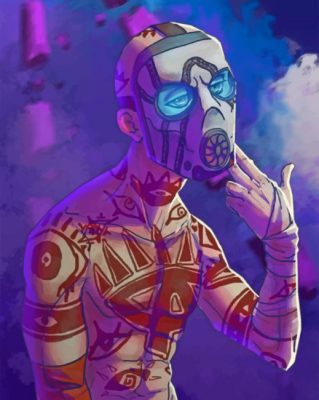 Aesthetic Borderlands Art Paint by numbers