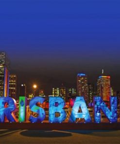 Brisbane Australia Paint by numbers