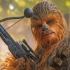 Chewbacca Star Wars Paint by numbers