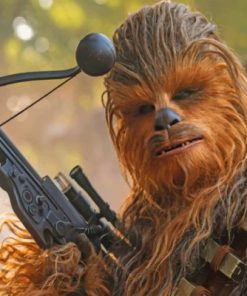 Chewbacca Star Wars Paint by numbers