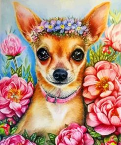Chihuahua Dog Paint by numbers