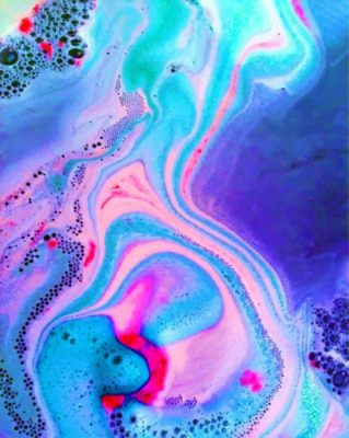 Colorful Bath Bombs Paint by number