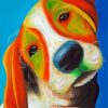 Colorful Beagle Paint by numbers