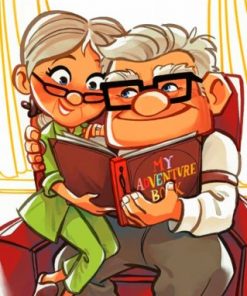 Up Movie Couple paint by number