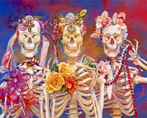 Day Of The Dead Paint by number