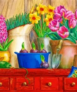 Flowers And Plants Paint by numbers