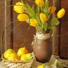 Aesthetic Yellow Tulip Paint by numbers