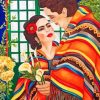 Frida Kahlo And Her Husband Paint by numbers