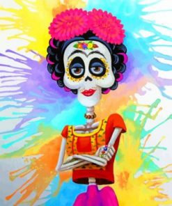 Frida Kahlo Candy Skull Paint by numbers