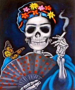 Frida Kahlo Skull Paint by numbers