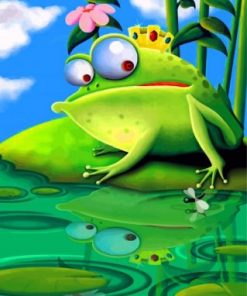 King Frog Paint by numbers