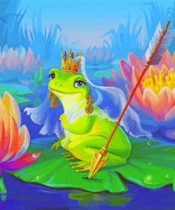 Frog Queen Paint by numbers