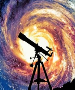 Galaxy Telescope Paint by numbers