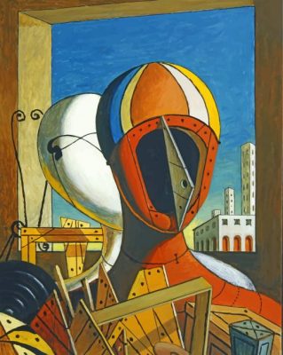 Giorgio De Chirico Mask Paint by numbers