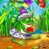 Green Frog Paint by numbers