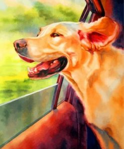Happy Dog Paint by numbers