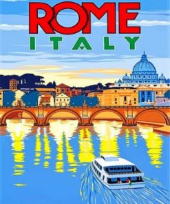 Italy Illustrations Paint by numbers