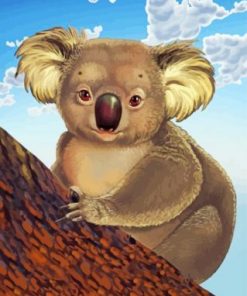 Cute Koala Paint by numbers