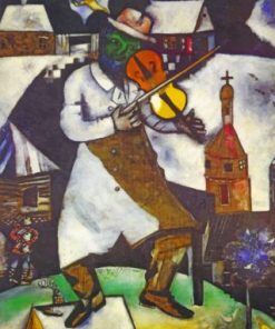 Marc chagall the fiddler paint by numbers