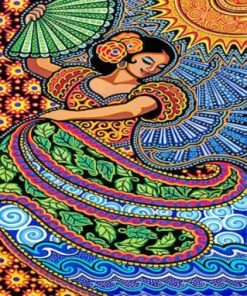 Mexican Woman Art Paint by numbers