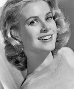 Monochrome Grace Kelly Paint by numbers