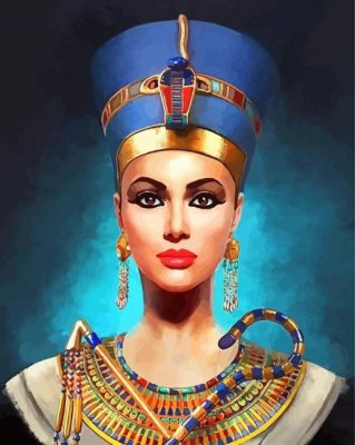 Nefertiti Egypt Queen Paint by numbers
