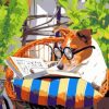 Nerdy Dog Paint by numbers