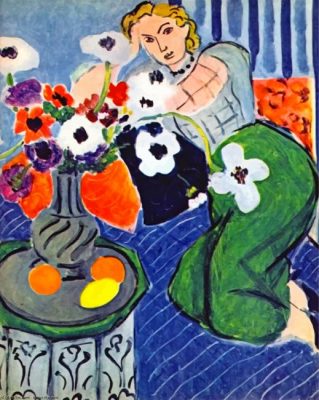 Odalisque Blue Harmonie Matisse Paint by numbers