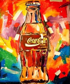 Retro Coca Cola Paint by numbers