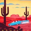 Retro Route 66 Paint by numbers