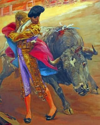 Spanish Bullfighter Paint by numbers