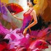 Spanish Woman Dancing Paint by numbers