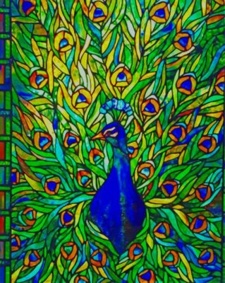Peacock Stain Glass