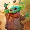 Star Wars Baby Yoda Paint by numbers