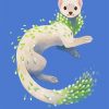 white-ferret-paint-by-numbers