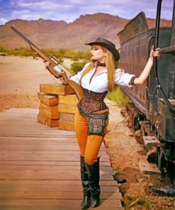 Wild West Steam Punk Paint by numbers
