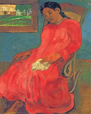 Woman By Gauguin Paint by numbers
