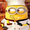 Chef Minion Paint by numbers